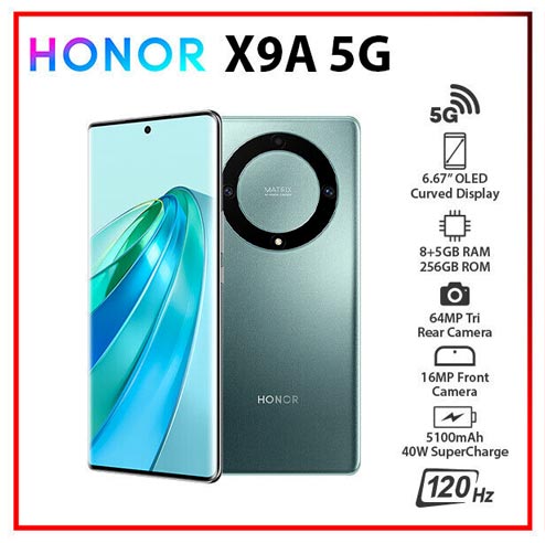 Honor X9a 5G 8GB RAM 256GB SIlver