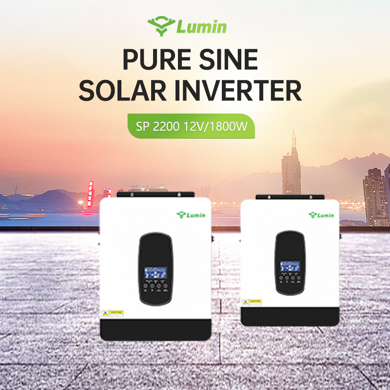 LUMIN Hybrid Inverter SP-2200 12v 2.2KVA/1.8KW  80A