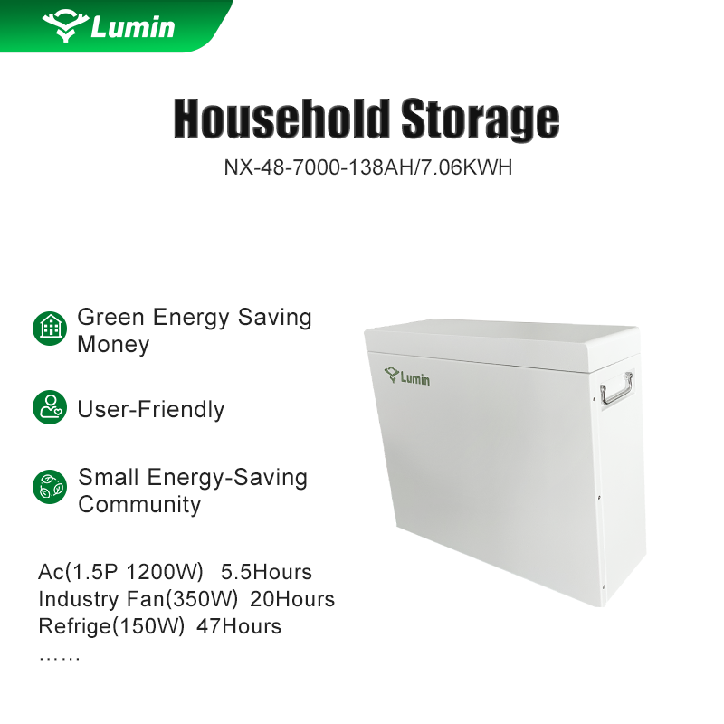 LUMIN LiFePO4 Battery NX-48v -7000-138AH/7.06KWH