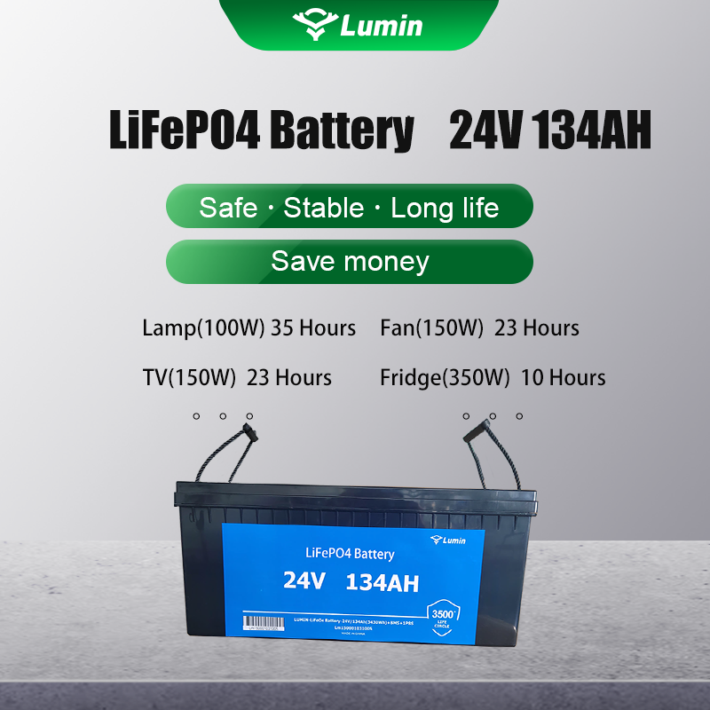 LUMIN LiFePO4 Battery NX-48v -7000-134AH (3430W) + BMS + 1P8S